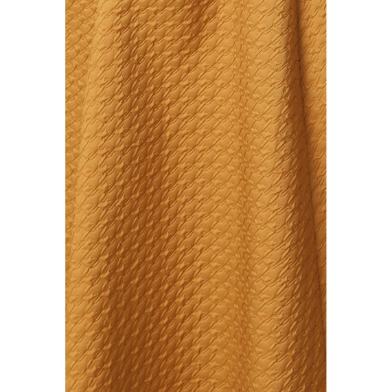 DORCAS Plus Size Textured Midi Dress - Camel
