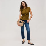 Urban Expressions Lizbeth Woven Knot Clutch