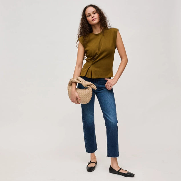 Urban Expressions Lizbeth Woven Knot Clutch