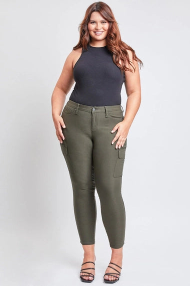 YMI Plus Hyperstretch Skinny Cargo Pants