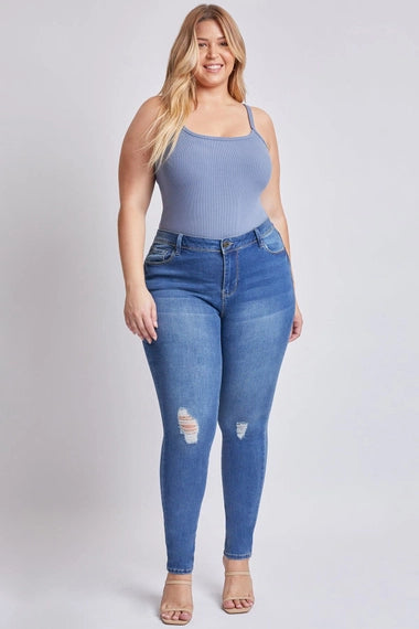 YMI Plus Size Plus Essential Skinny Jeans