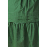 FLYING TOMATO Plus Size Solid Button Down Mini Dress - Green