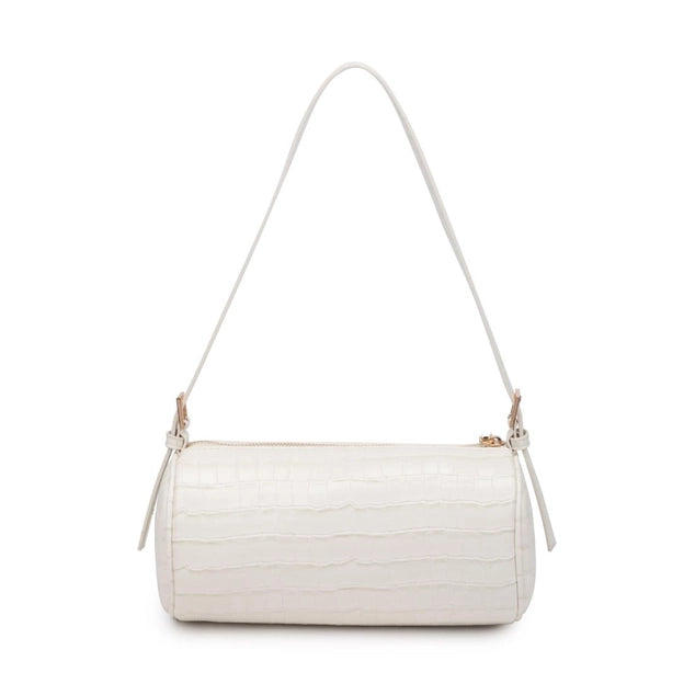 Urban Expressions Rachel - Croco Shoulder Bag - Bone