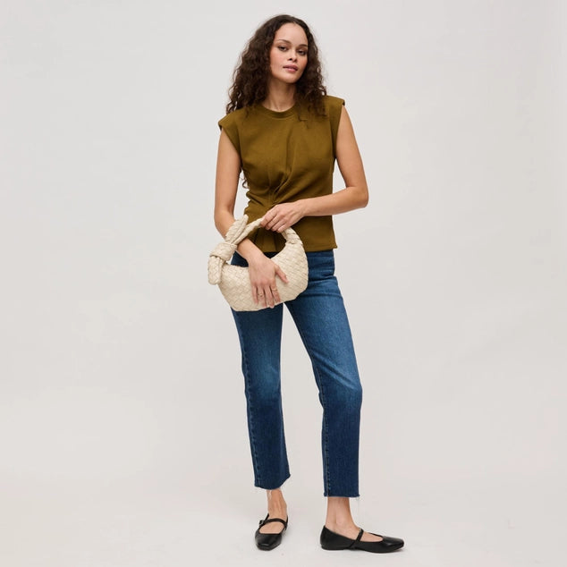 Urban Expressions Lizbeth Woven Knot Clutch