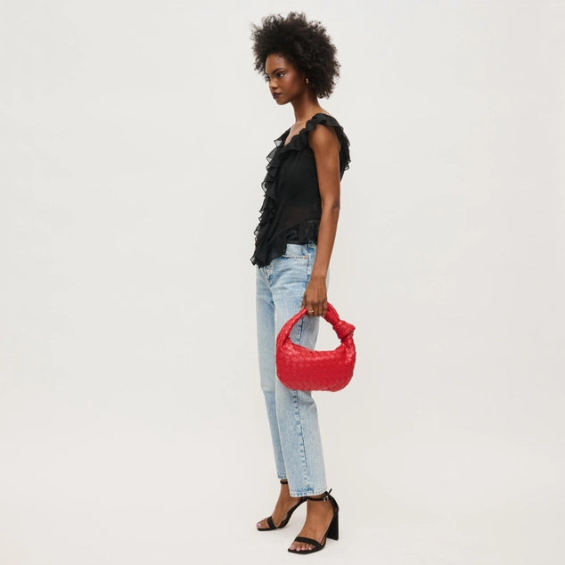 Urban Expressions Lizbeth Woven Knot Clutch