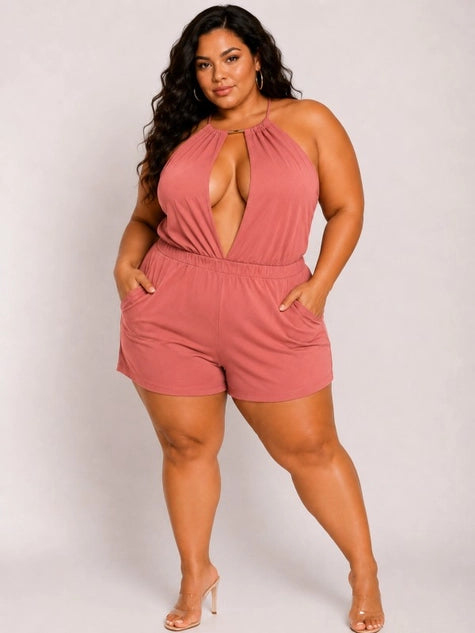 D.ROCK Plus Size Sexy Summer Romper