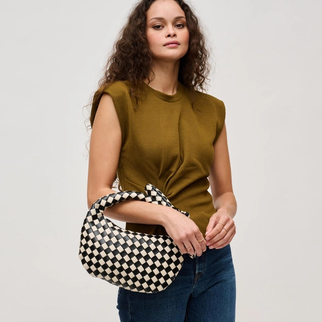 Urban Expressions Lizbeth Woven Knot Clutch