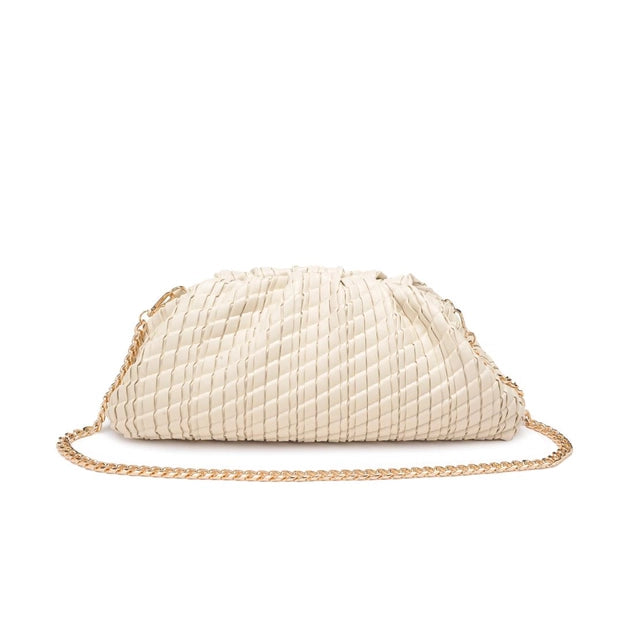 Urban Expressions Veronica Clutch Bag - Oatmilk