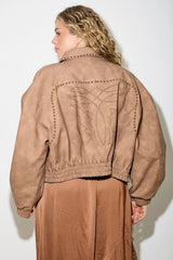 Baevely (Plus) Zip Up Jacket with Studs