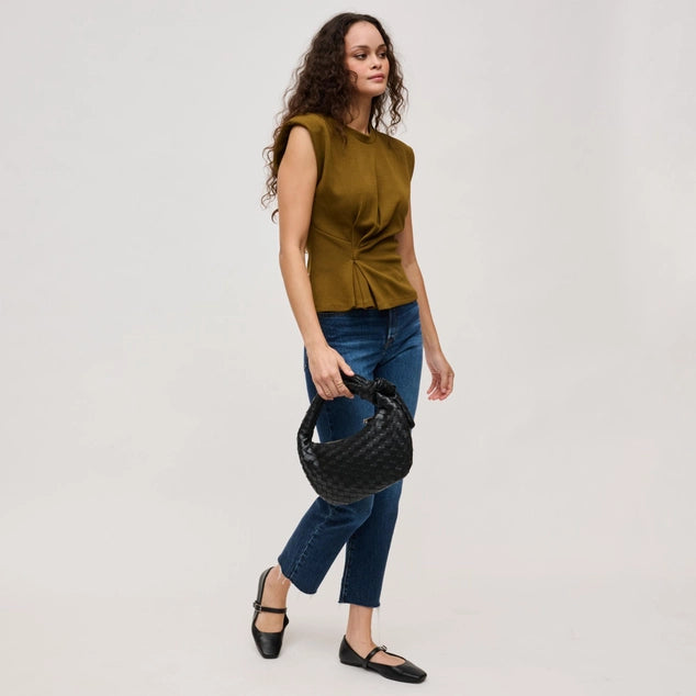 Urban Expressions Lizbeth Woven Knot Clutch