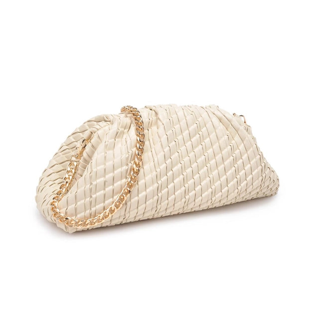 Urban Expressions Veronica Clutch Bag - Oatmilk