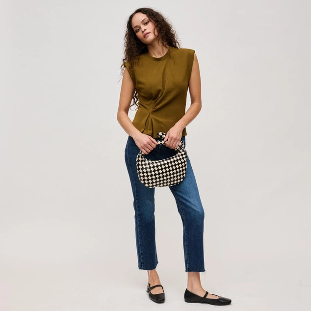 Urban Expressions Lizbeth Woven Knot Clutch