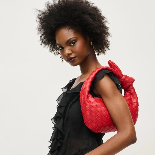 Urban Expressions Lizbeth Woven Knot Clutch