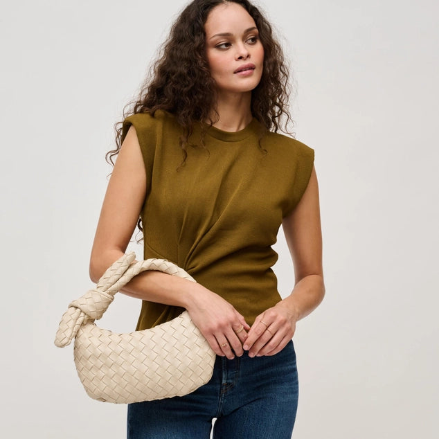 Urban Expressions Lizbeth Woven Knot Clutch
