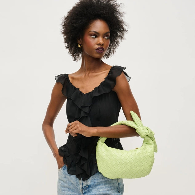 Urban Expressions Lizbeth Woven Knot Clutch