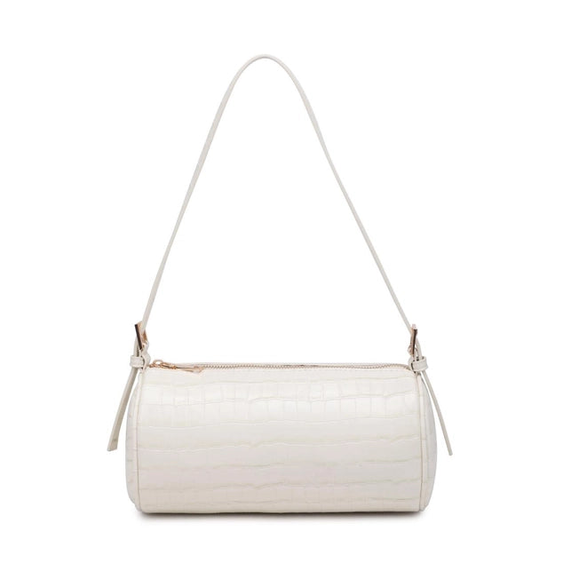 Urban Expressions Rachel - Croco Shoulder Bag - Bone