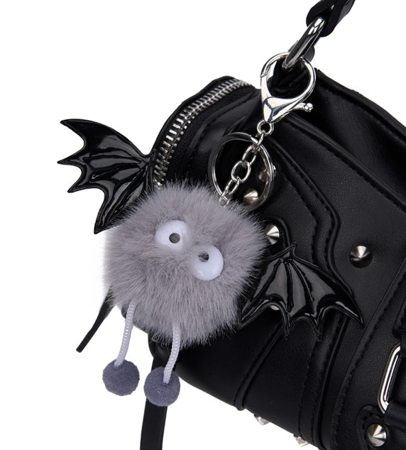 Bessie London Punk Buckle Baguette Bag