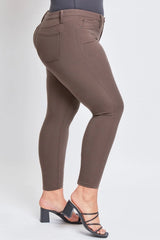 YMI Junior Plus Size Hyperstretch Skinny Pants - Java