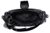 Bessie London Punk Buckle Baguette Bag