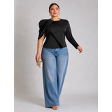 DORCAS Plus Size the Kensington Drape Top