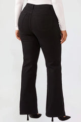 YMI Junior Plus Hyperstretch Wide Leg Pants - Black