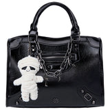 Bessie London Vintage Gothic Mini Bowling Bag