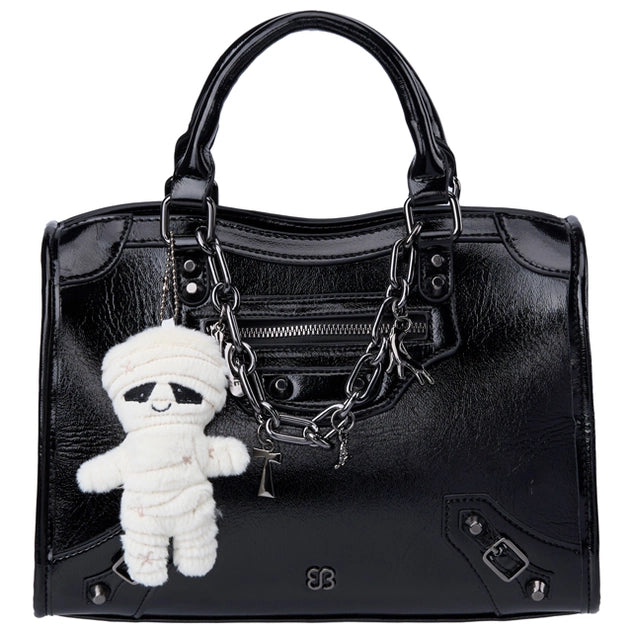 Bessie London Vintage Gothic Mini Bowling Bag