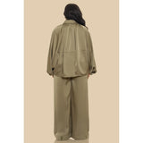 DORCAS Plus Puffed Bomber Jacket Pants Set