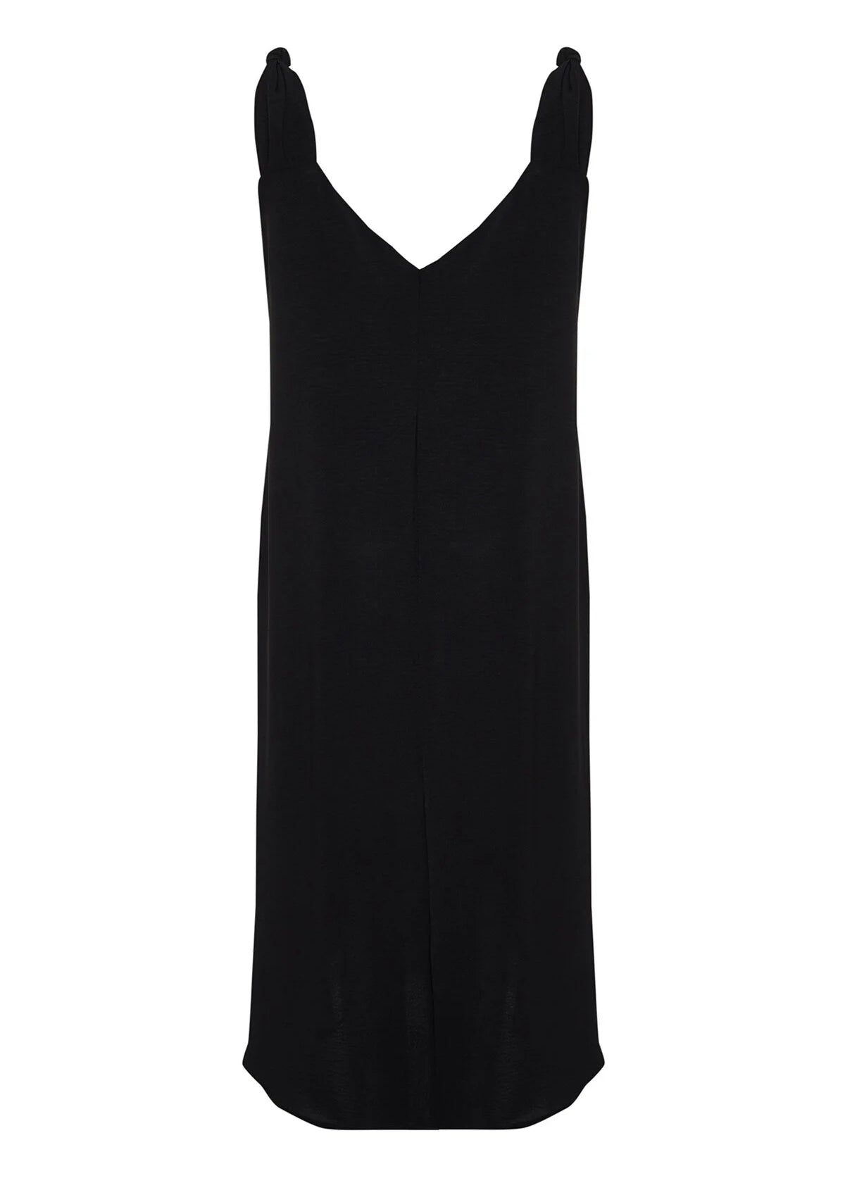 Plus Size Oversize Woven Maxi Dress - Black