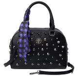 Bessie London Studded Boston Bag