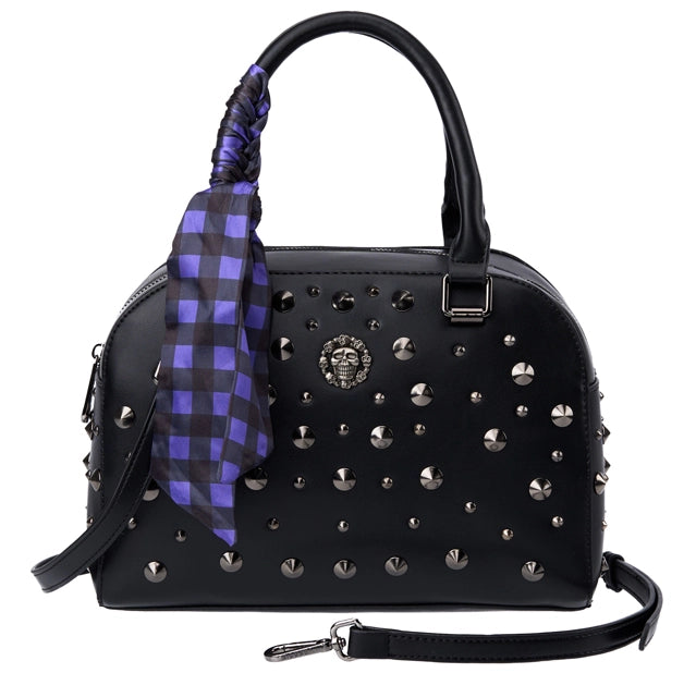 Bessie London Studded Boston Bag