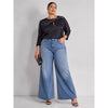 DORCAS Plus Size Keyhole Blouse