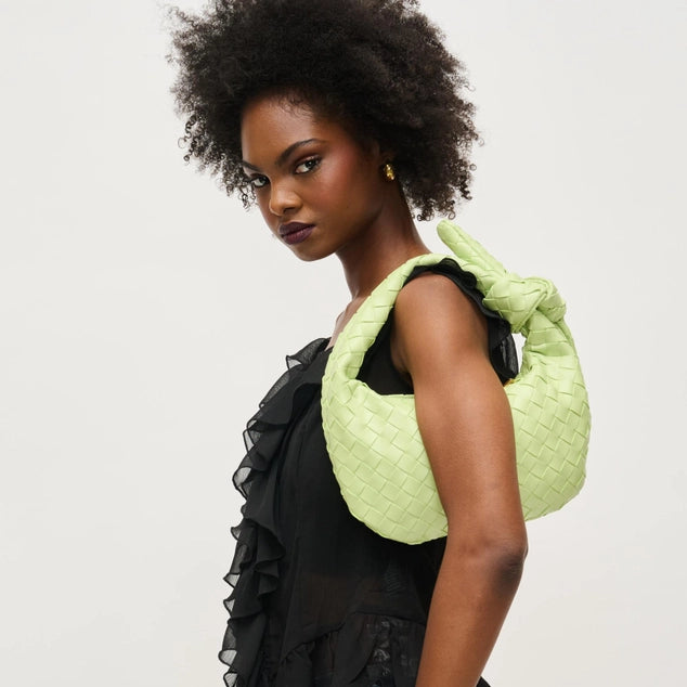 Urban Expressions Lizbeth Woven Knot Clutch