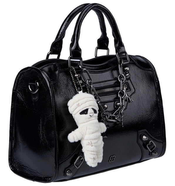 Bessie London Vintage Gothic Mini Bowling Bag