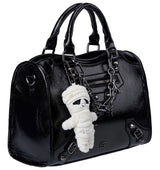 Bessie London Vintage Gothic Mini Bowling Bag