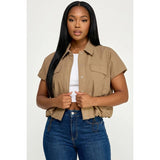 Black Pearl Clothing Plus City Shift Crop Top