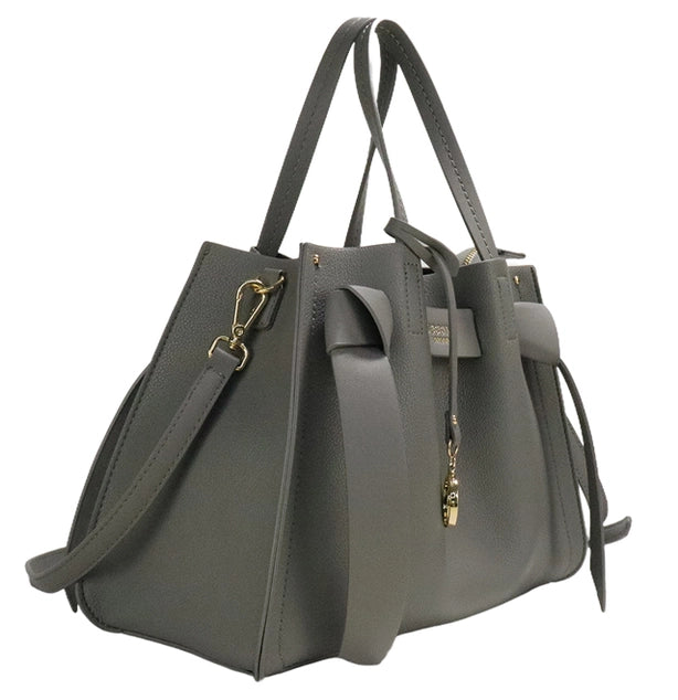 Bessie London Stylish Bow City Tote Bag