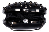 Bessie London Studded Heart Crossbody Bag