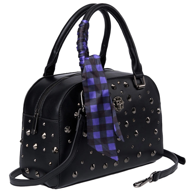 Bessie London Studded Boston Bag