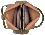 Bessie London Suede Shoulder Bag with Charm