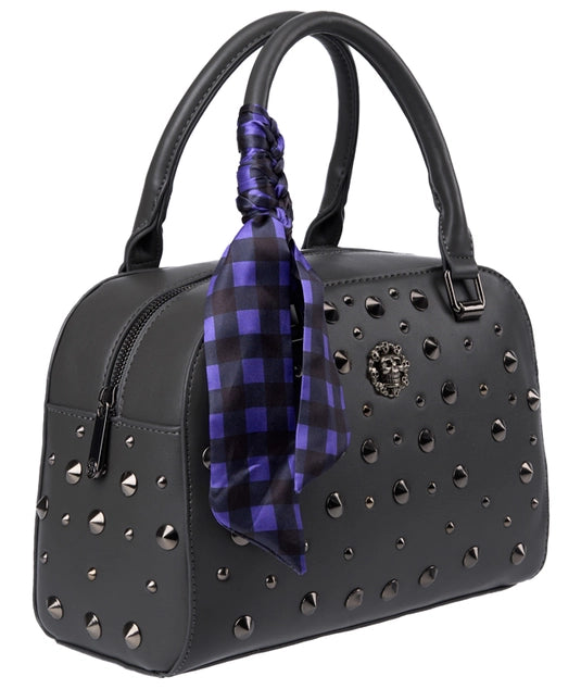 Bessie London Studded Boston Bag
