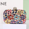 PEACH ACCESSORIES Crystals Evening Clutch Bag - Beige