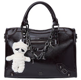 Bessie London Vintage Gothic Mini Bowling Bag