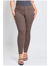 YMI Junior Plus Size Hyperstretch Skinny Pants - Java