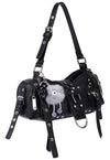 Bessie London Punk Buckle Baguette Bag