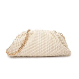 Urban Expressions Veronica Clutch Bag - Oatmilk