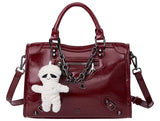 Bessie London Vintage Gothic Mini Bowling Bag