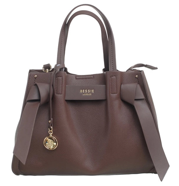 Bessie London Stylish Bow City Tote Bag