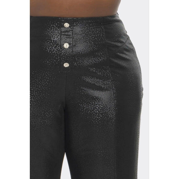 The Sang Plus Size Waist Button Up Long Pants