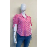 Black Pearl Clothing Plus Polka Charm Blouse